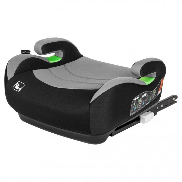 Lionelo, Luuk Fix, I-size, scaun auto, 125-150 cm, Grey Stone