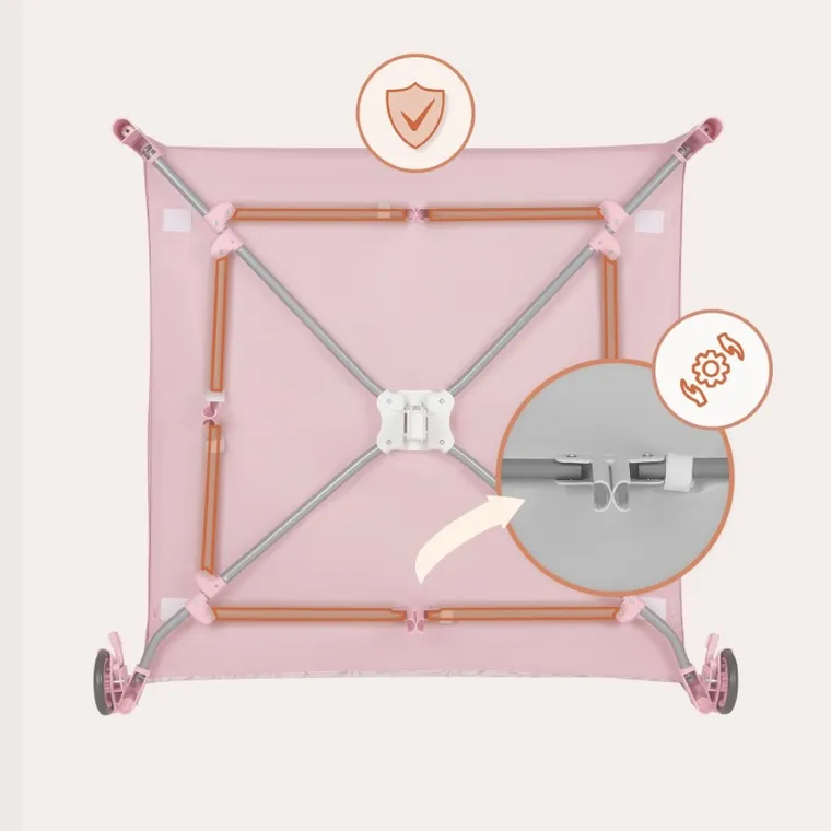 Lionelo, Mille Plus, parcul de joaca pentru copii, Pink