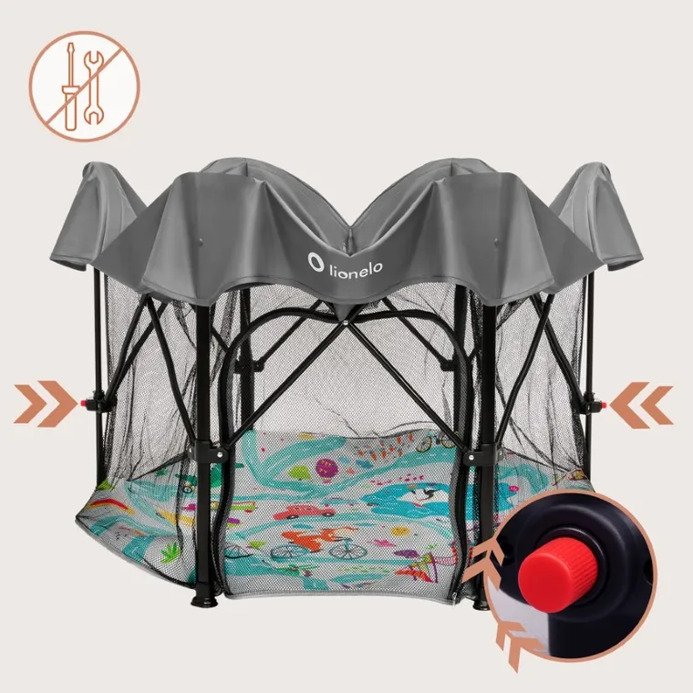 Lionelo, Roel Plus, tarc de joaca pentru copii, pliabil