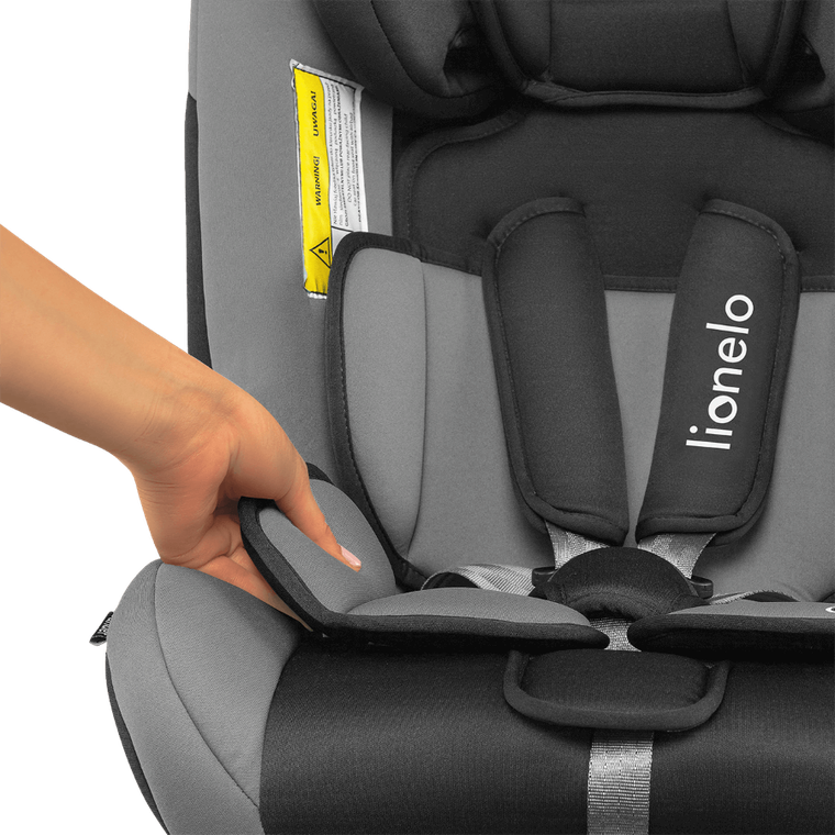 Lionelo, Sander, scaun auto, 0-36 kg, Grey