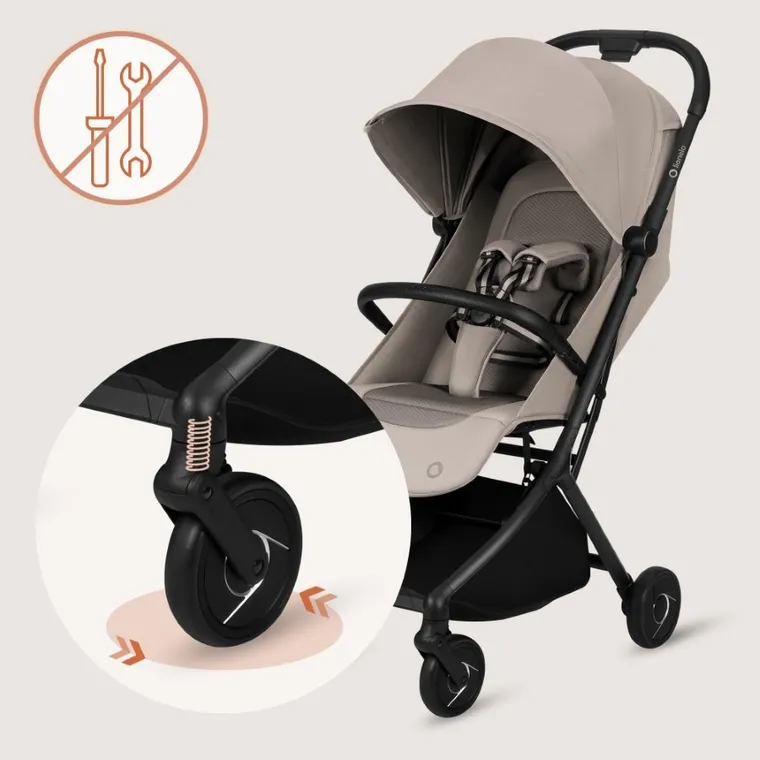 Lionelo, Sia, carucior sport, Beige Sand