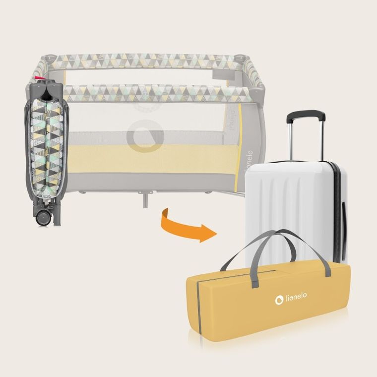 Lionelo, Sven Plus, patut de calatorie, Yellow Scandi