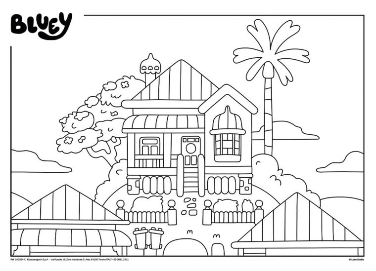 Lisciani, Bluey, puzzle cu doua fete, 4-48 piese