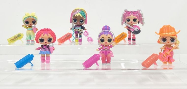L.O.L. Surprise, Neon Pop Stars, papusa surpriza cu accesorii
