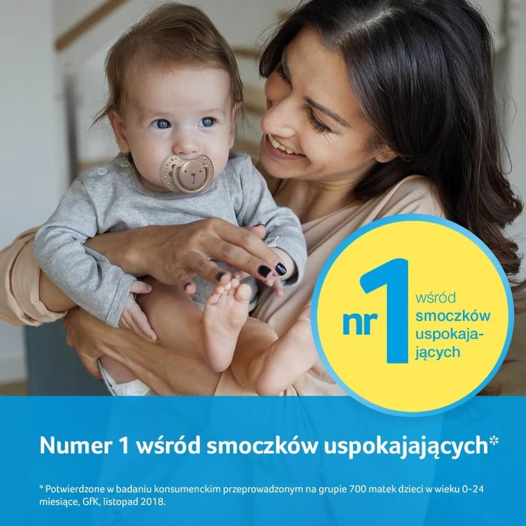 Lovi, Hey Boy, suzeta dinamica din silicon, 3-6 luni, 2 buc.