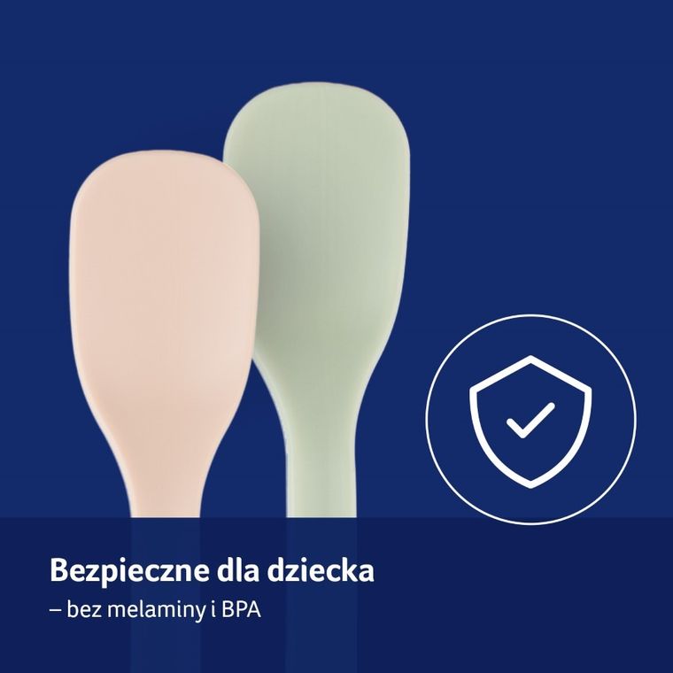 Lovi, lingura de hranire, Pistachio, 2 buc.