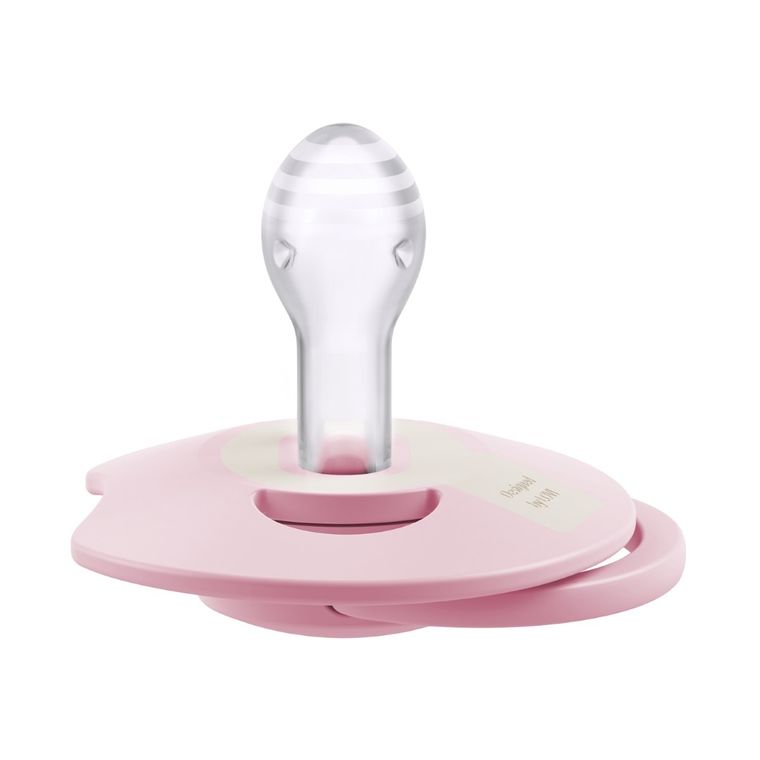 Lovi, Prime, suzeta dinamica din silicon, Peony Pink, 6-18 luni, 3 buc.