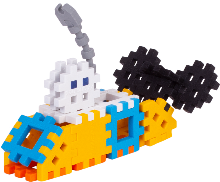 Marioinex, Mini Waffle, Constructor, set de constructie, 140 piese