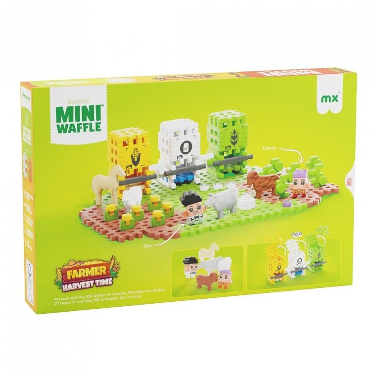 Marioinex, Mini Waffle, Fermier, set de constructie, 102 piese