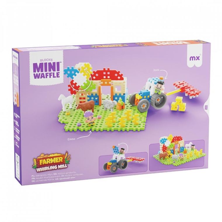 Marioinex, Mini Waffle, Fermier, set de constructie, 109 piese