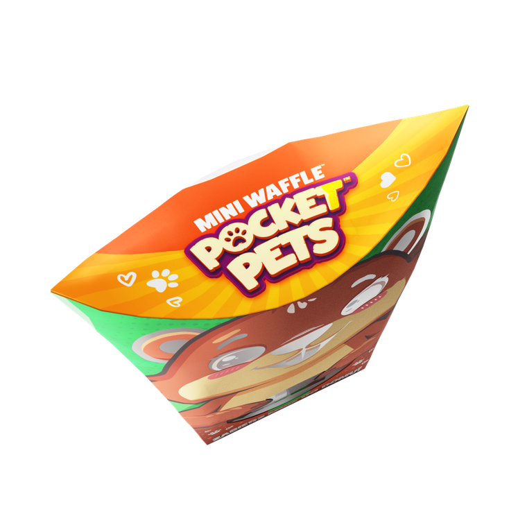 Marioinex, Mini Waffle, Pocket Pets, Castor, set de constructie, 25 piese