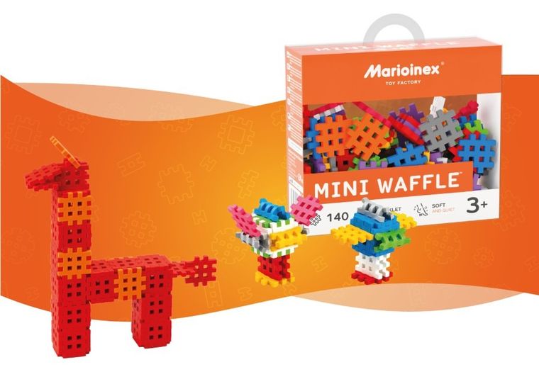Marioinex, Mini Waffle, set de constructie, 140 piese