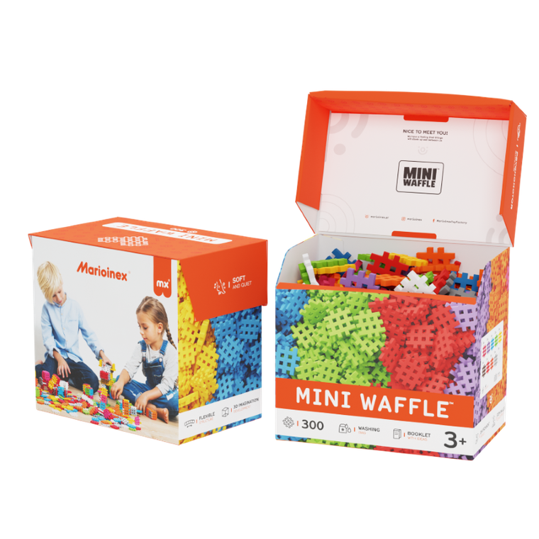 Marioinex, Mini Waffle, set de constructie, 300 piese