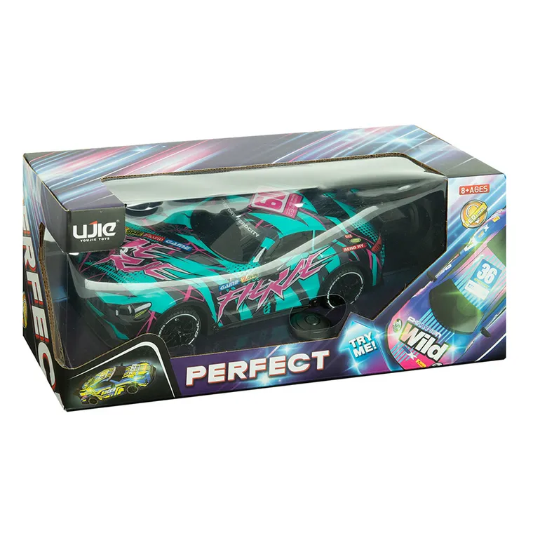 Masinuta de curse, vehicul cu telecomanda si lumini