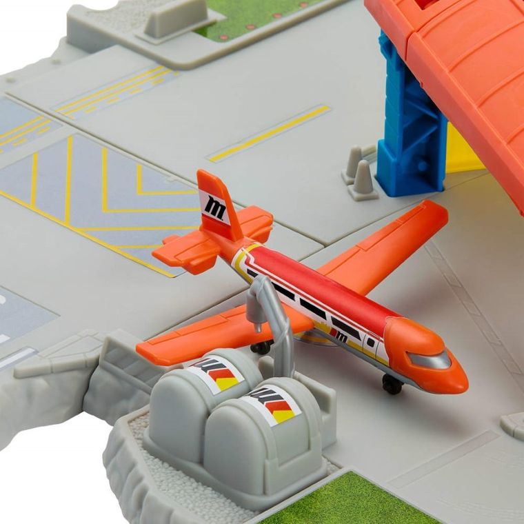 Matchbox, Airport Takeoff Adventure, set de joaca cu masina si avion