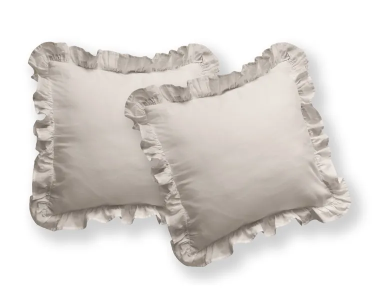 Mayamoo, set lenjerie de pat, 3 piese, bej, 160-200cm