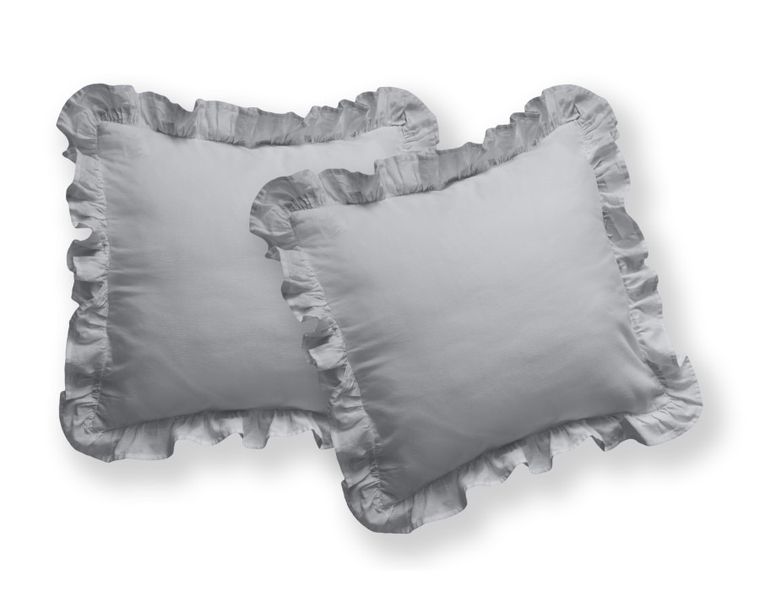 Mayamoo, set lenjerie de pat, 3 piese, gri deschis, 160-200cm