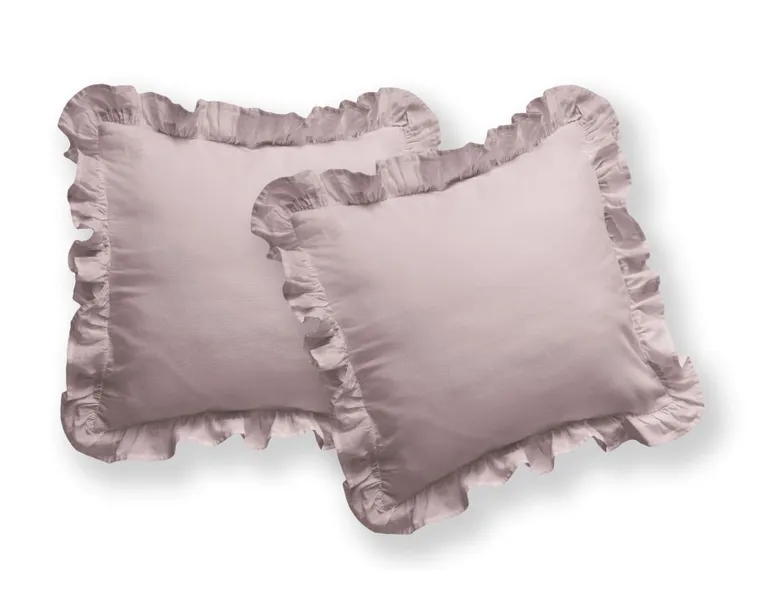 Mayamoo, set lenjerie de pat, 3 piese, roz, 160-200cm