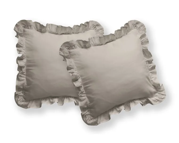 Mayamoo, set lenjerie de pat, 3 piese, taupe, 160-200cm