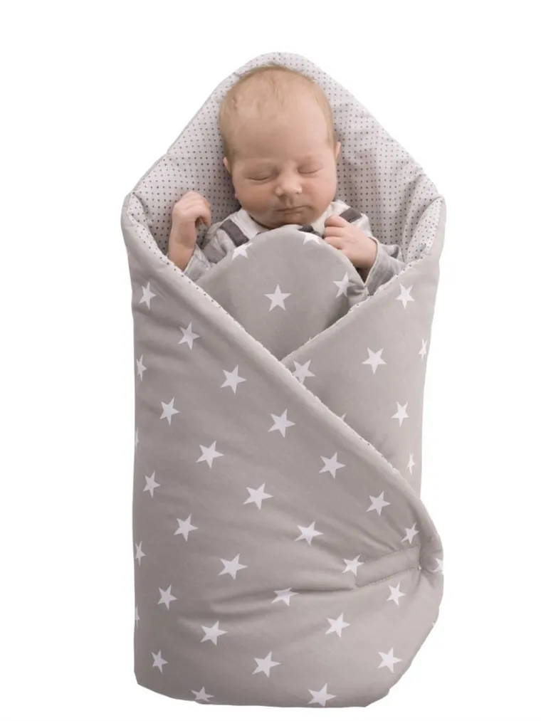 Medi Partners, Stars, paturica - sistem de infasat pentru bebelusi, gri