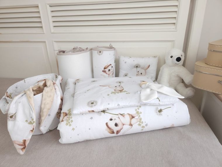 MimiNu, Pisici, set lenjerie de pat, single, 135-100 cm