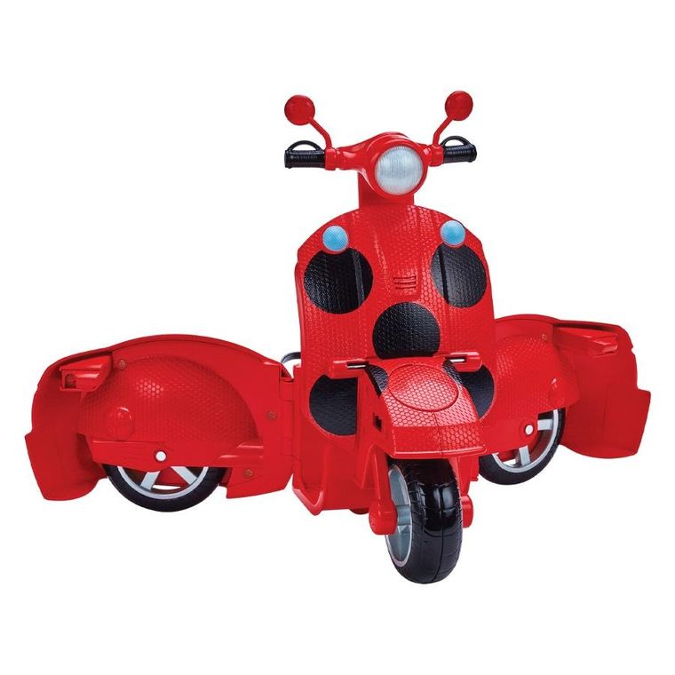 Miraculous: Buburuza si Pisica Neagra, Scuter pliabil lucky charm si papusa buburuza, vehicul