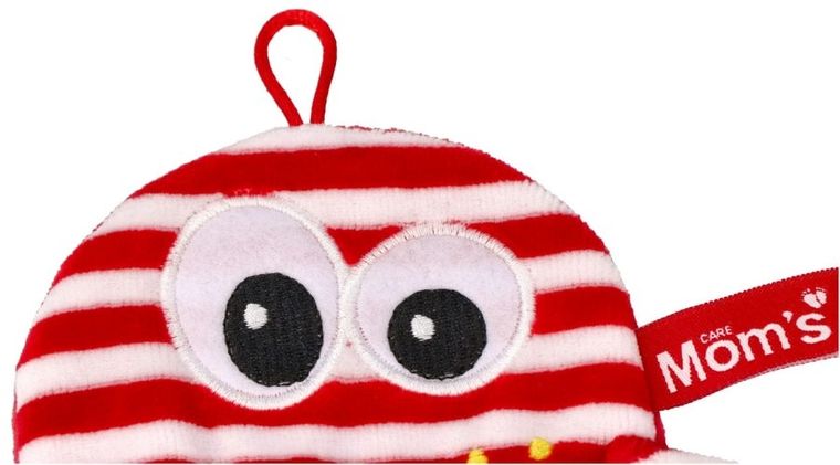 Mom's Care, caracatita fosnitoare cu agatatoare, jucarie senzoriala contrastanta