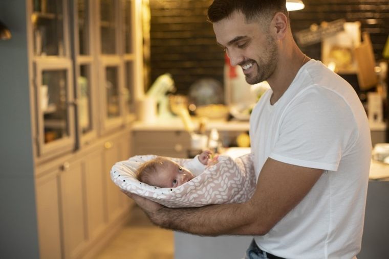 Motherhood, Paturica de infasat cu insertie din cocos, Mint Boats