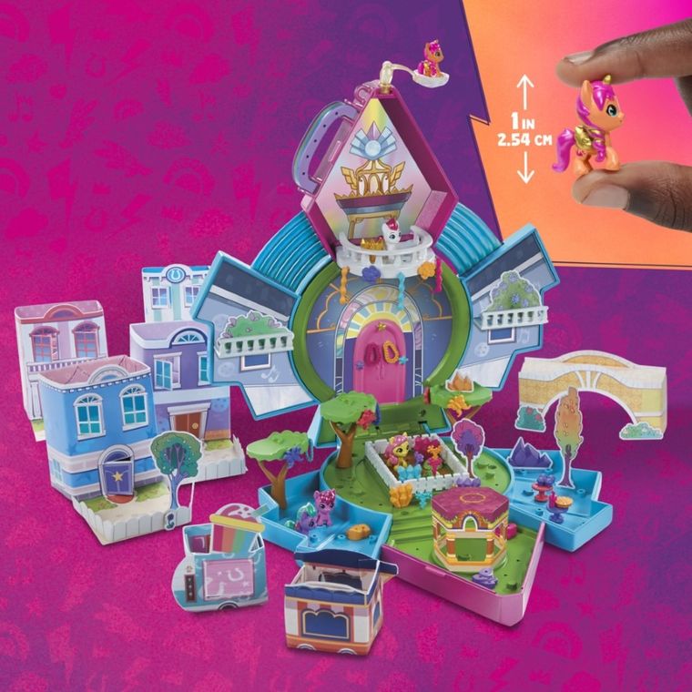 My Little Pony, Epic Mini Crystal Brighthouse, set de joaca cu figurine si accesorii