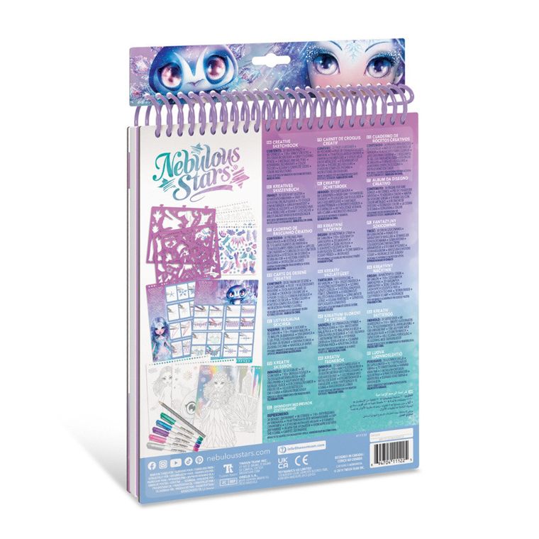 Nebulous Stars, Iceana, caiet de schite cu markere metalizate