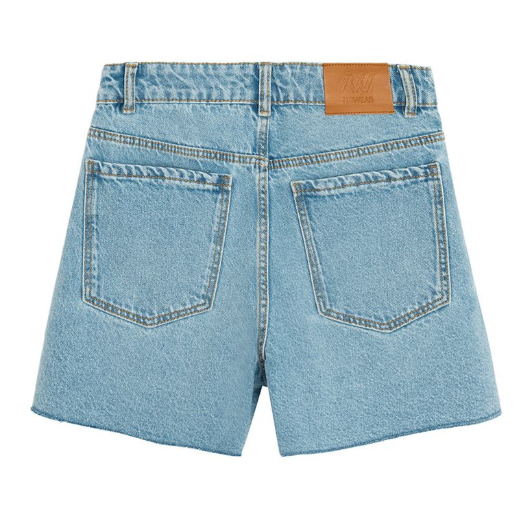 Pantaloni scurti ajustabili din denim, croiala slim NOWEAR