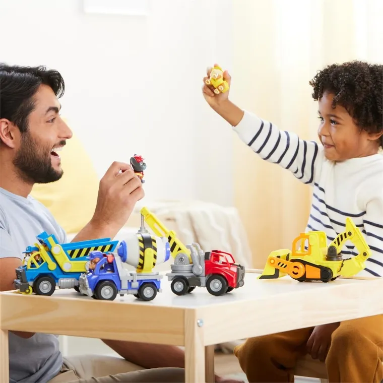 Paw Patrol, Rubble & Crew, Wheeler, vehicul cu figurina