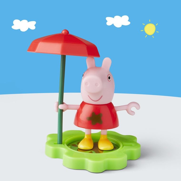Peppa Pig, Muddle Puddle Peppa, figurina si accesorii