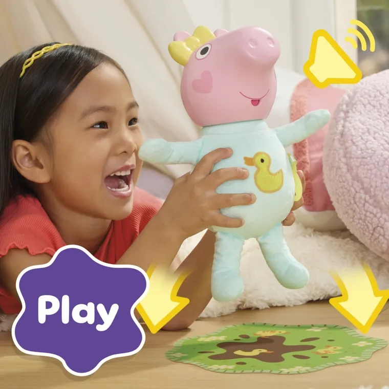 Peppa Pig, Oinks & Snuggles Evie, papusa interactiva