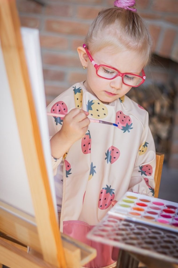 Petite&Mars, Buzunar cu maneci lungi, Ben Beige Strawberies