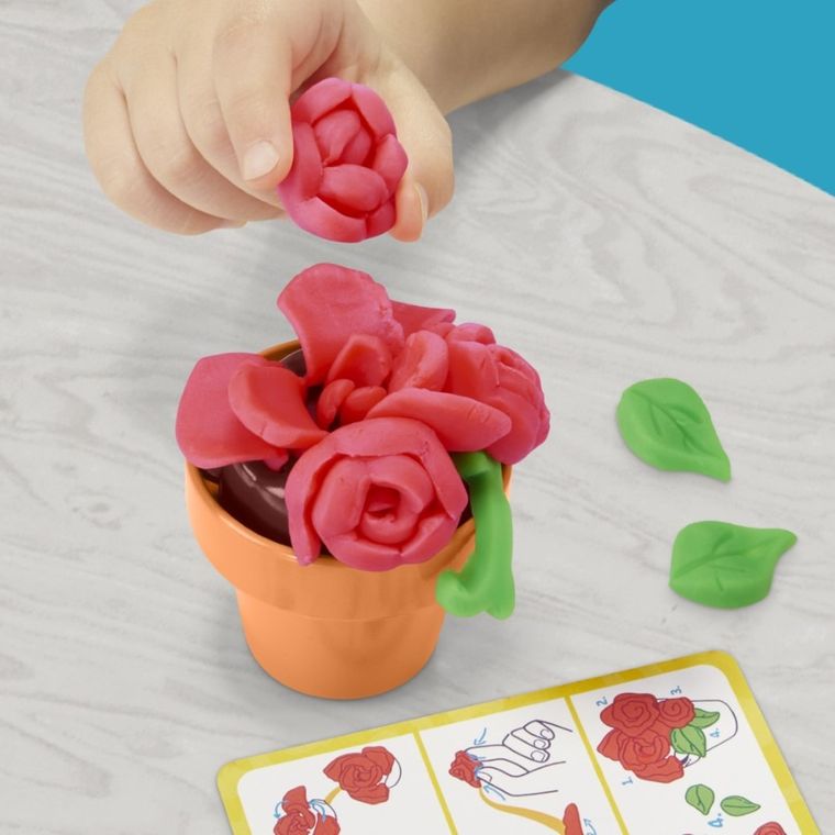 Play-Doh, Blooming Flowers, set creativ cu plastilina