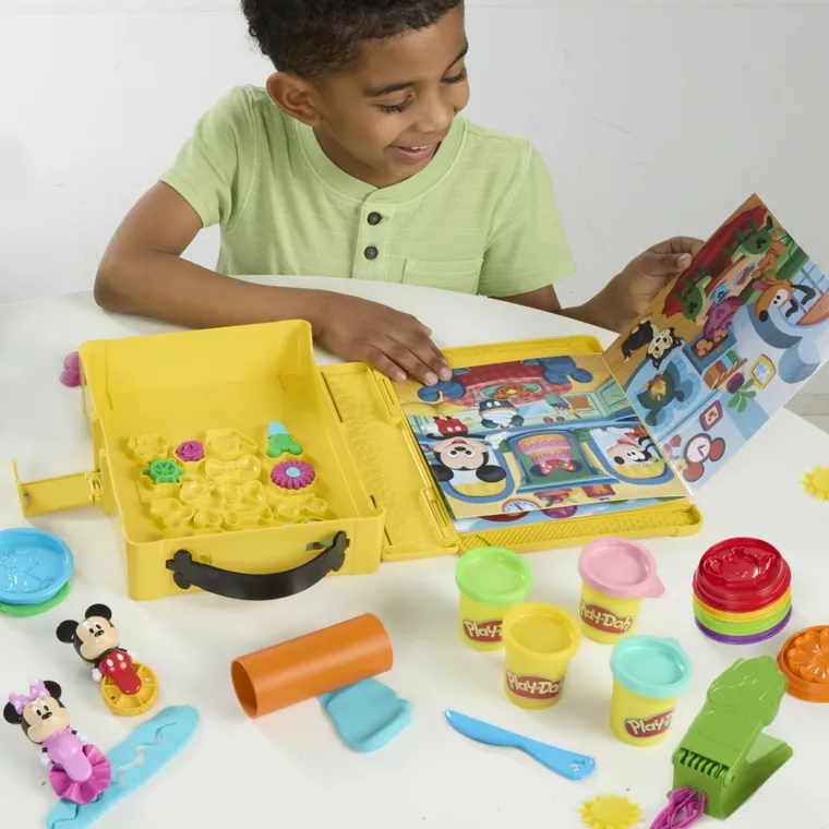 Play-Doh, Disney Jr, Mickey Mouse & Minnie Mouse, Shape a Story, set creativ