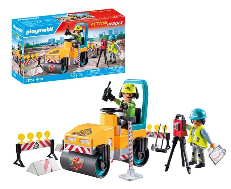 Playmobil, Action Heroes, Lucrari rutiere, 71751