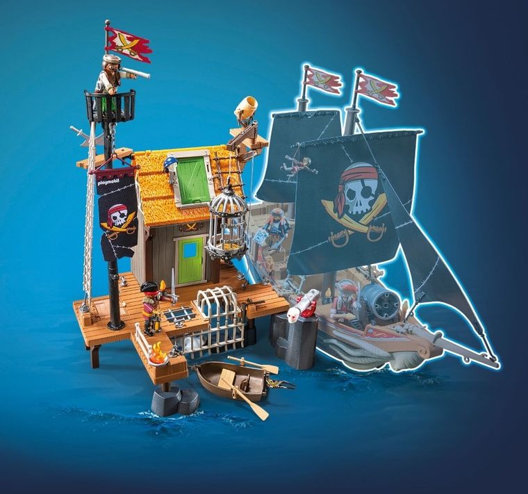 Playmobil, Pirates, Port de pirati cu inchisoare, 71792