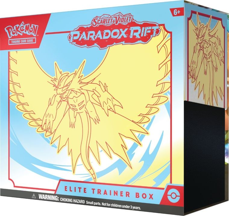 Pokemon TCG: Scarlet and Violet, Paradox Rift, ETB Elite, Trainer Box, joc de carti