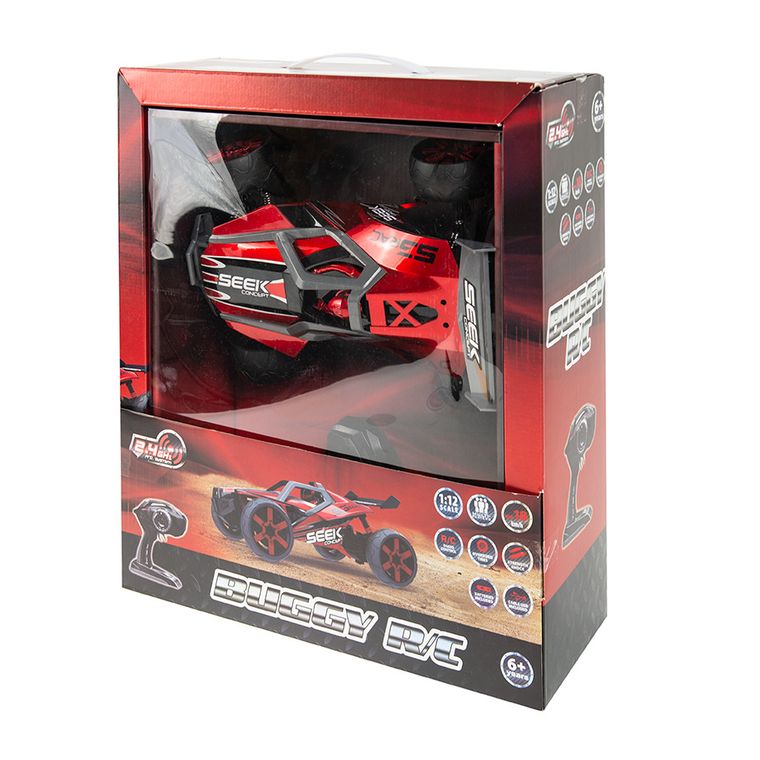 Race Xtreme, Buggy, masinuta cu telecomanda, 1:12, 2.4 GHz, rosu, 30 cm