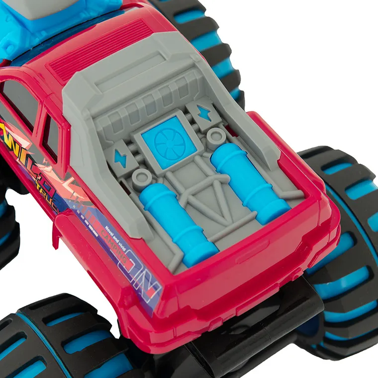 Race Xtreme, Wild Truck, masina de teren cu roti luminoase, vehicul cu telecomanda, 1:12