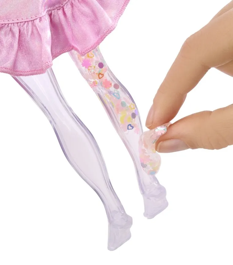 Rainbow High, Shimmers with Slime, Bella, papusa fashion cu plastilina