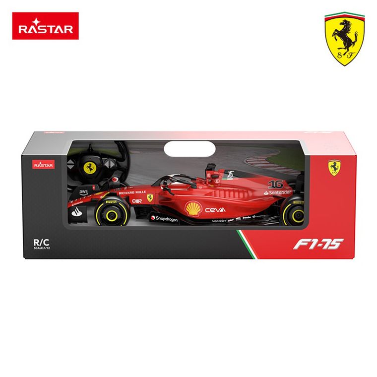 Rastar, Ferrari F1 75, vehicul cu telecomanda, 1:12
