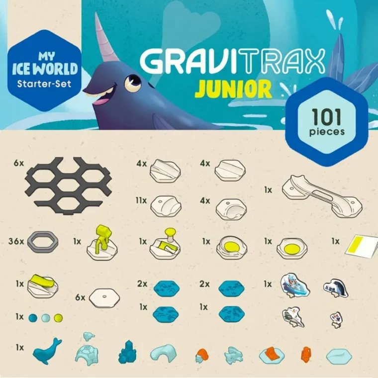 Ravensburger, GraviTrax Junior, Ice World, set de start