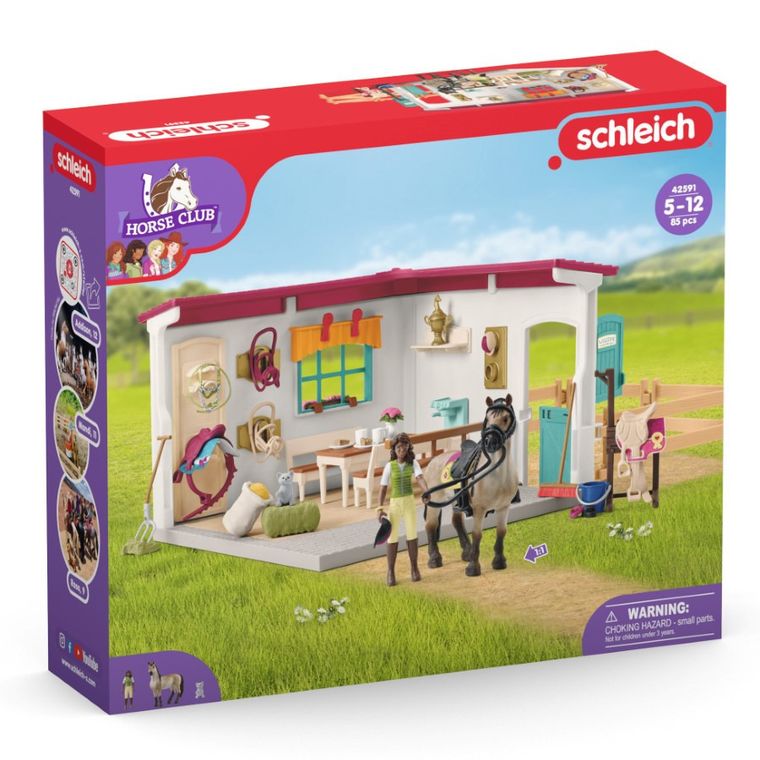 Schleich, Horse Club, Camera grajdarului, set, 42591