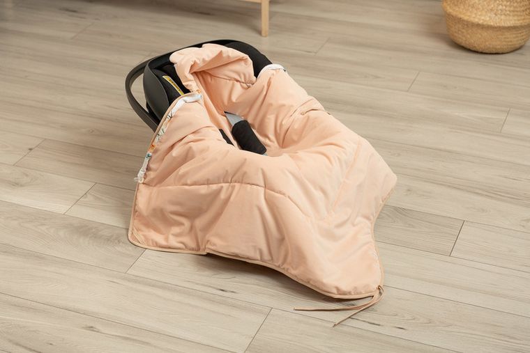 Sensillo, Velvet, husa pentru scaun auto, 115-115 cm, piersica