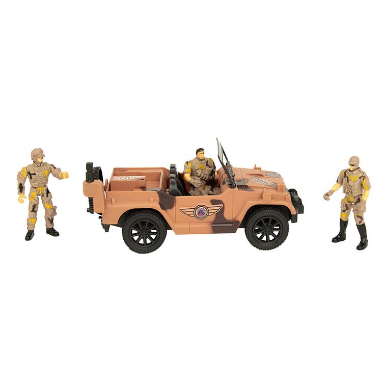 Smiki, Armata, set cu vehicule si figurine, lumini si sunete