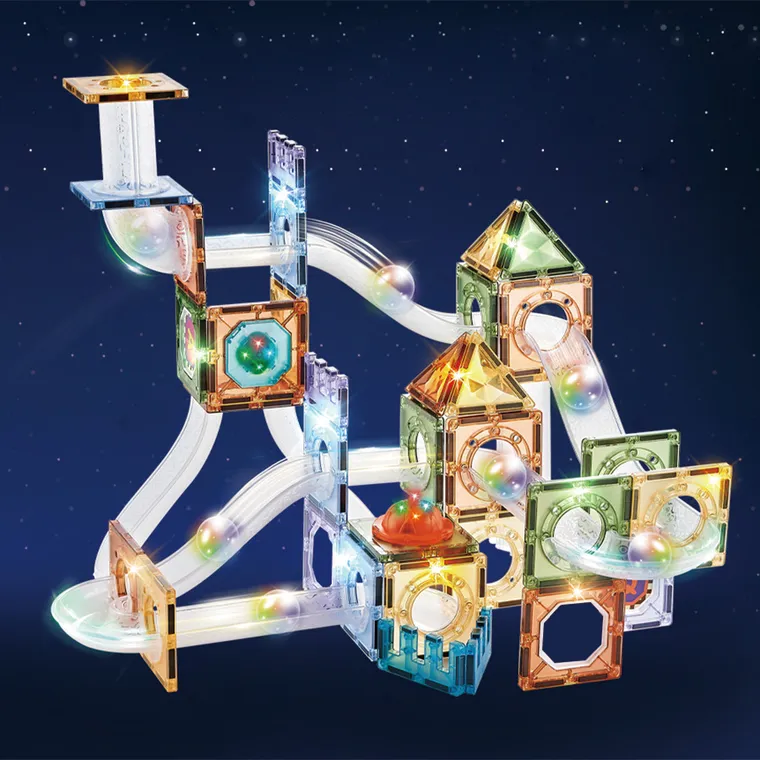 Smiki, Bloxnetic, piese magnetice luminoase, 85 elemente