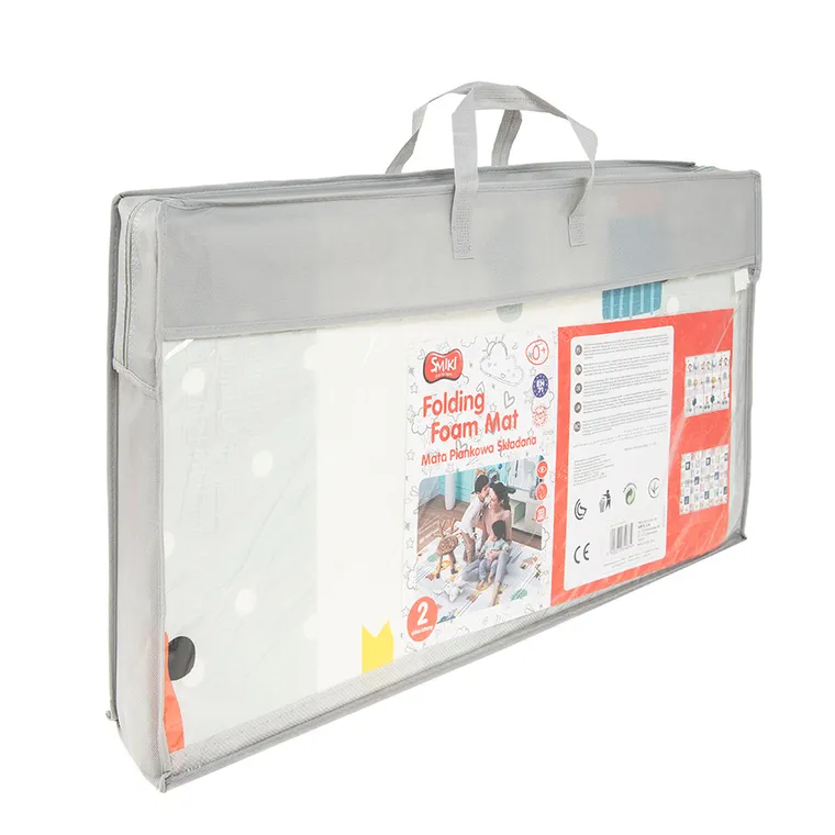 Smiki, covoras educativ din spuma, reversibil, pliabil, 150-200 cm